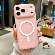 Simple Clear Magnetic Phone Case For Vivo Y300 Pro Plus Y300i Y300T Y200 Y200E Y200i Y200T Y100 Y100
