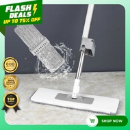 Flat Mop Hand Washing Lazy Mop Squeeze Mop Automatic Spin 360 Rotating Wooden Floor Mop Hou