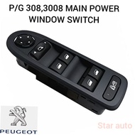 P/G 308,3008 MAIN POWER WINDOW SWITCH