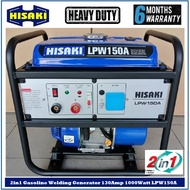 Hisaki 2in1 Gasoline Welding Generator 130Amp 1000Watt LPW150A