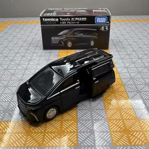 Takara Tomy Tomica Premium 43 Toyota Alphard Cars Hot Pop 1:64 Car Alloy Toys Motor Vehicle Diecast 