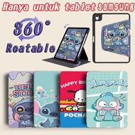 Samsung Galaxy Tab S10 11"/S9 11"/S7/S8 11"/S7 FE 12.4"/S9 FE+ 12.4" A11+ 11"- 360 Rotation bebas + 