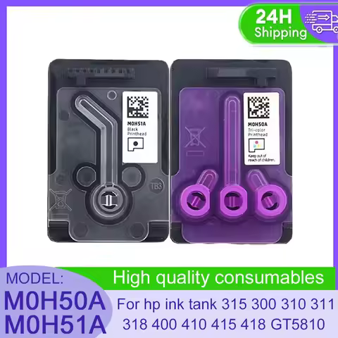 Vilaxh Printhead M0H50A M0H51A M0H50A M0H51A For HP Ink Tank 315 300 310 311 318 400 410 415 418 For
