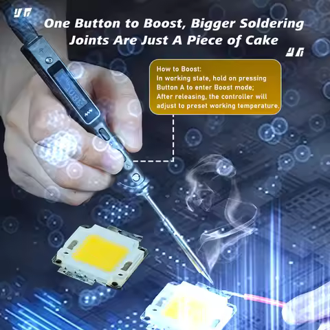 Miniware TS101 Digital Soldering Iron Pen 90W OLED Display USB Type-C PD Quick Heat Up Portable Repa