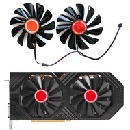 2 fans brand new for XFX Radeon RX580 588 590 GME 8GB Black Wolf Black Wolf version graphics card re
