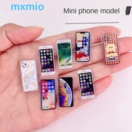 MXMIO 1:12 Miniature Phone, Decoration BJD Phone Dollhouse Mobile Phone Model, Mini Doll Phone Dollh