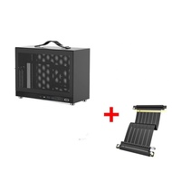 S450 Pro 12.4L MESH ITX Chassis - 240 AIO Compatible,PCI-E5.0/4.0 16X Cable, 337mm GPU, 67mm Radiato