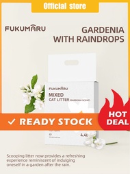 Fukumaru Gardenia With Raindrops Bentonite Mixed Tofu Cat Litter 福丸栀子花豆腐砂