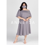 ✇AMELIA PLUS SIZE Midi neoprene formal gown dress wedding kasal debut ninang