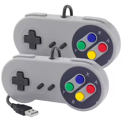 Wired USB Gamepad Retro Gaming Joystick Controller for Linux Game PC NESPi RetroPie Windows Raspberr
