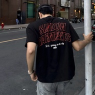 SHADOW "LIGHTNING" BOXY TEE 280GSM RETRACT TREATMENT - BOXY FORM T-SHIRT COTTON FABRIC 280GSM / SHAD