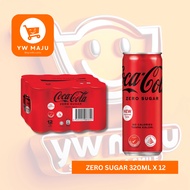 [ YW MAJU ] Coke Zero Sugar 320ml x 12