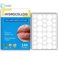 chenlongshang 144pcs Mouth Blister Patch Cold Sore Lip Blister Patch Cold Sore Healing Hydrocolloid 