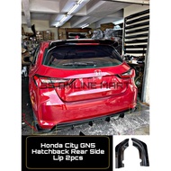 Honda City Hatchback GN5 Rear Side Lip Glossy Black 2pcs City Hatchback Bodykit