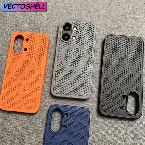 Cooling Breathable Mesh For Magsafe Case For Poco X8 Pro Max Case Heat Dissipation Shockproof Hard F