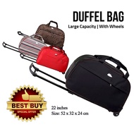 /Waterproof/ Trolley Duffel Bag Thick Style Suitcase Women Men Travel Bags