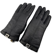 【二手】GUCCI Gucci 羊毛皮手套 黑色