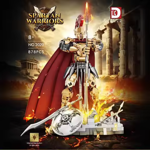 New 2020 878pcs MOC Creativity Spartan Warriors Building Blocks Bricks Assembling Model Toys for Boy
