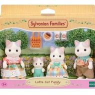 SYLVANIAN FAMILIES Sylvanian Family Latte Cat Family Collection Toys