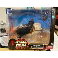 StarWars SW Star Wars 6 Inch Black Label Ep I Double Entry Group Threatening Dive Darth Moses Airshi