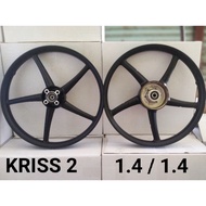ENKEI SP522 KRISS 2 / KRISS120 SPORT RIM SIZE 1.4 / 1.4 SIAP BEARING DENGAN BUSH