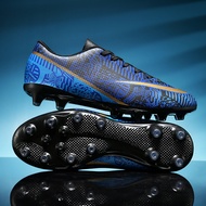 New Men Cr7 Turf Soccer Cleats Football Boots Breathable Sport Outdoor Tf Training Shoes Grass Futsa