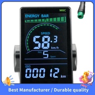 【NEW】M6C Electric Bike LCD Display Meter 24V-60V E Scooter LCD Panel Color Screen Accessories with U