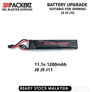 Battery Upgrade 111v Bosli-po 1200mah 1500mah J8 J9 J10 Universal Jin Ming Gel Ball Blaster Toys Modified - [multiple options]