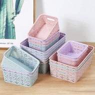 Plastic Storage  Container Desk Organizers Stationery Cosmetics Toy Basket with Lid Drawer Jewelry Case Kitchen Home Supplies