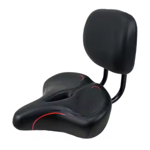Bicycle Seat with Backrest Bicycle Saddle Seat, Exercise Seats, Strong Load Bearing, with