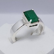 Natural Emerald Ring Unheated Untreated Green Emerald Ring Swat rich green