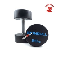 Set Dumbel Urethane Karet 2.5-25Kg Tpu Dumbel Ironbull Iron Bull