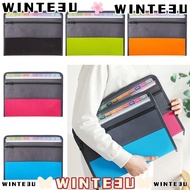 WINTE3U Expanding File Organizer, With Zipper PVC A4 File Folder, A4 Sized School Office Supplies 13