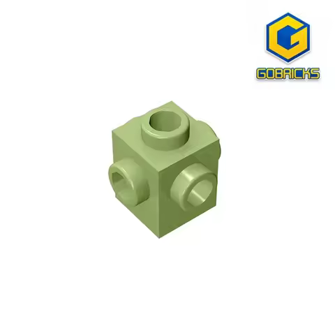 Gobricks GDS-650 BRICK 1X1 W. 4 KNOBS compatible with lego 4733 children's DIY Educational Building 