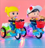 同款特技三輪車兒童電動玩具嬰兒男女孩寶寶0-1-2歲旋舞旋轉