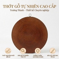 Truong Thanh round natural wooden cutting board in many small sizes 20cm to 32cm - Truong An VN