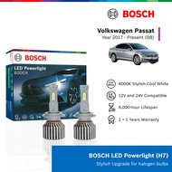 Bosch LED Powerlight Retrofit 6000K Volkswagen Passat B8 (2017 - Present) H7 Car Halogen Headlight R