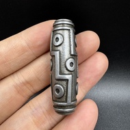 [Discount Sale Price] Seiko Black Iron Nine-Eyed Dzi Beads Tibetan Style Ethnic Style Dzi Beads Play
