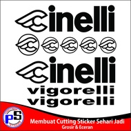 Frame Sepeda Pixie Sticker Cutting Cinelli