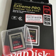 SanDisk Cfexpress Type B 256gb