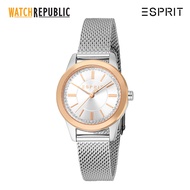 Esprit Florentine Silver Stainless Steel Quartz Watch For Women EES1L370M0165