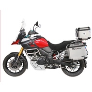 GSADV Suzuki V-Strom 1000 DL1000 2017-2019 Motorcycle Top Box Aluminium &amp; Side Box Aluminium With Pannier Rack