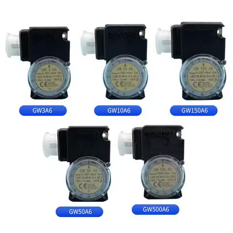 GW3A6 GW10A6 GW50A6 GW150A6 GW500A6 Gas Pressure Switch Original Imported Accessories for Gas and Ai