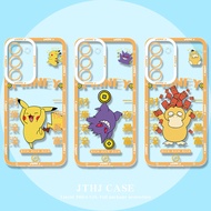 Phone Phone Case Pokémon Galaxy Samsung S24ultra Phone Case S23 Pikachu S22 Suitable for S21 Gengar S20FE Duck A73A72 New Year A54A53A52A51A50 Transparent A34A33