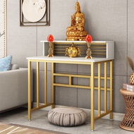 HY/💯Buddha Niche New Chinese Style Clothes Closet Altar Buddha Shrine Home Modern Style Multi-Layer Prayer Altar Table T