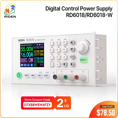 RD RD6018 RD6018W 60V 18A USB WiFi DC DC adjustable Step Down voltage bench Power Supply Buck conver