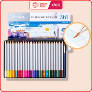 Dmast Premium Water-Based Colored Pencils, Deli Tin Box Colored Pencils, Professional Painting, Sket
