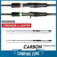 CAMPING ZONE Lightweight 1.8M / 2.1M / 2.4M Pole Gun Type and Straight Type Spinning Rod Casting Rod