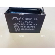 CBB61 18uf 450v Motor Fan Capacitor