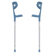 Height Adjustable Aluminium Elbow Crutch Walking Stick Elbow Crutches Forearm Underarm Arm Support Cane
